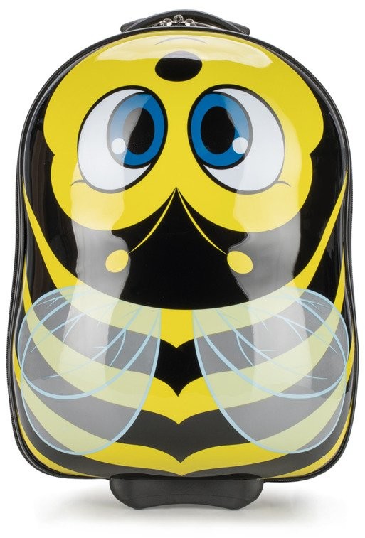 Wittchen Dziecięca walizka 56-3K-006 pszczółka twarda