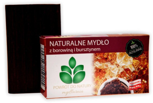 Naturalna Medycyna Naturalne mydło z borowiną i bursztynem