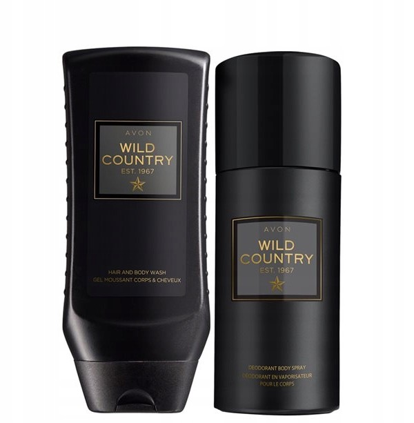 Avon Zestaw Męski Wild Country [Żel + Dezodorant]