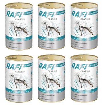 Dolina Noteci Rafi Classic z jagnięciną 1240 g x 6 sztuk