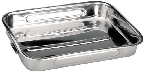 Ibili 651835 naczynie do pieczenia, z uchwytami z einfaltbaren, wykonana ze stali nierdzewnej 651835