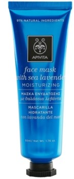 Apivita Apivita Express Beauty Sea Lavender nawilżająca maseczka na twarz z przeciwutleniaczami 50 ml