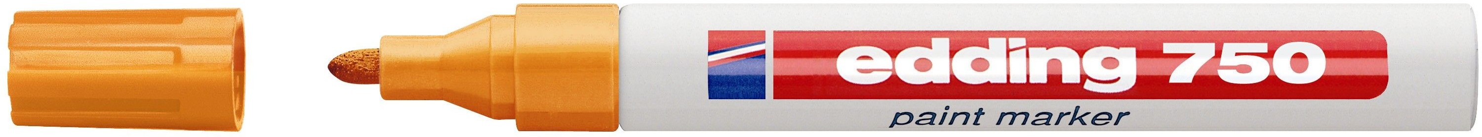 Edding Marker lakierowy 750 - pomarańczowy 750/006/P ED