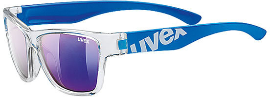 Uvex Okulary przeciwsłoneczne dziecięce, lustrzanki Sportstyle 508, szkła mirror blue