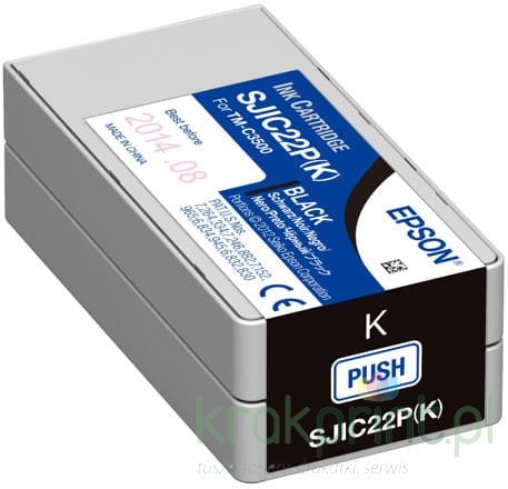 Zdjęcia - Tusze i tonery Epson Tusz  GJIC5C do ColorWorks C831 | 97.8ml  Black (C13S020563)