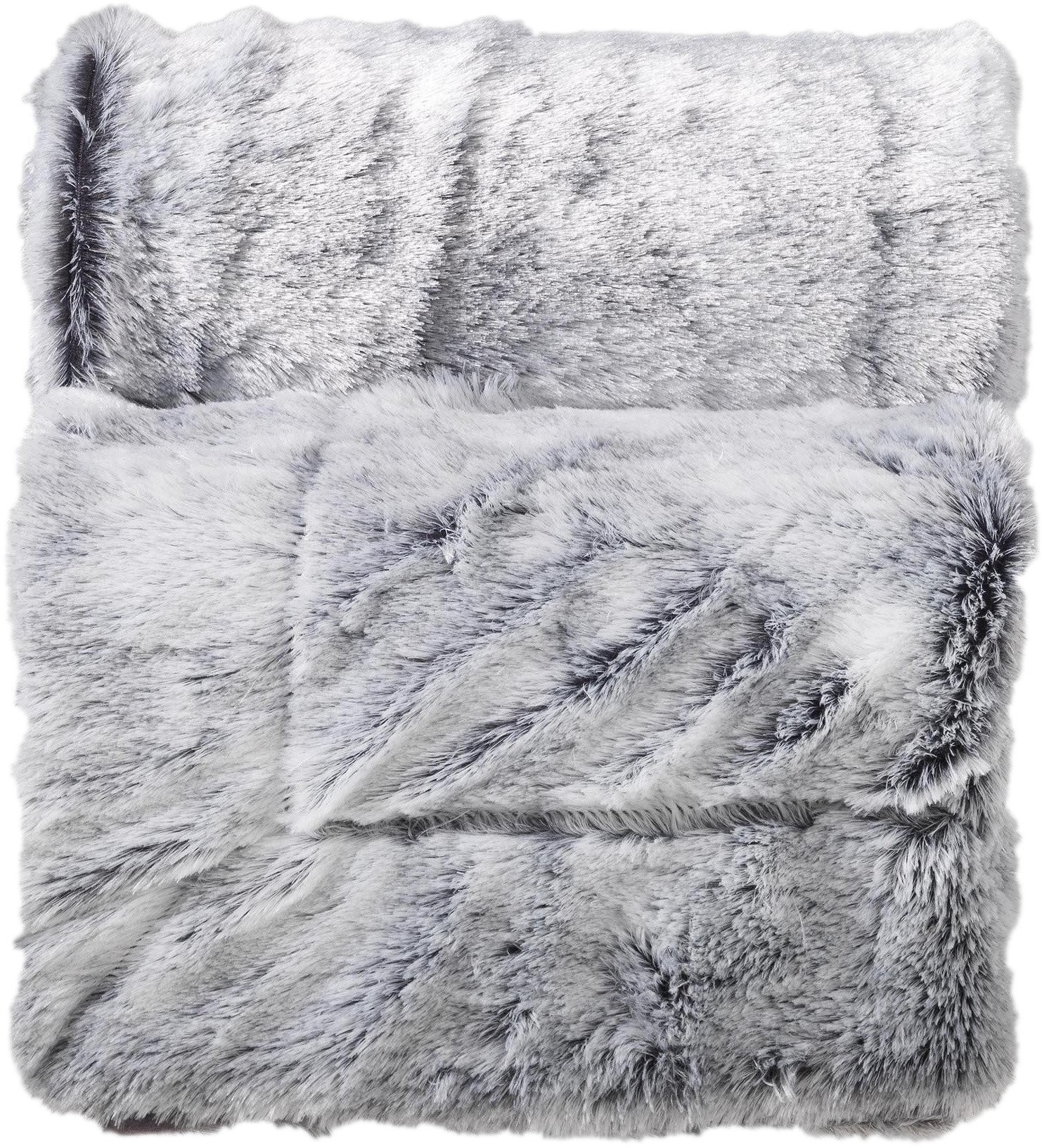 Douceur d'intérieur Douceur dintérieur Narzuta na łóżko ANTARTIC 125 x 150 cm szara B01J99655Q