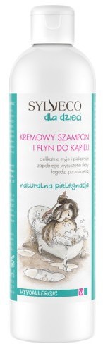 Sylveco KREMOWY SZAMPON I PŁYN DO KĄPIELI 300ml - DLA DZIECI