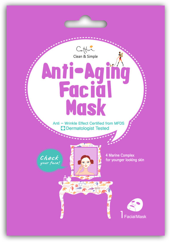 Cettua Anti-Aging Facial Mask Maska ograniczająca oznaki starzenia w płacie