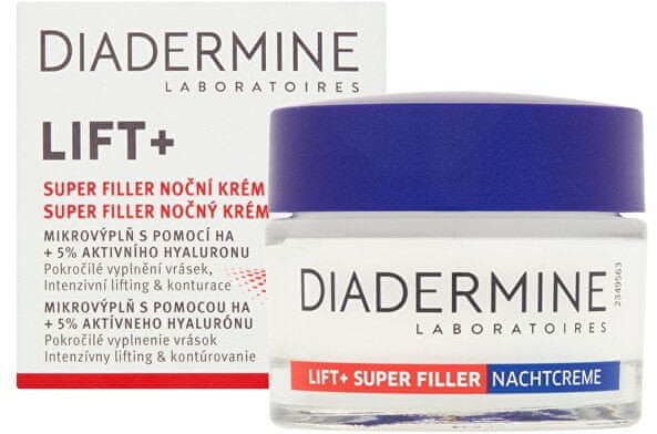 Diadermine Krem na noc do wypełniania zmarszczek Lift+ Super Filler 50 ml