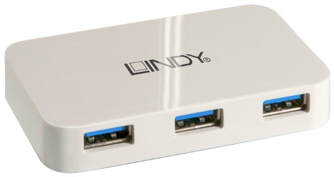 Lindy 43143 Rozdzielacz hub) 4-portowy USB 3.0 LY-43143