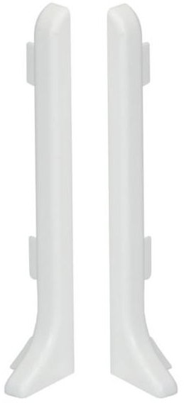 Cezar Zaślepka listwy cokołowej 100 mm Biały mat 2szt Ceazr