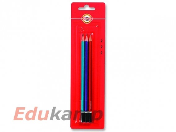 Koh-I-Nor Ołówek grafitowy KOH-I-NOOR Scala blister 3szt. (1672) 00081KH