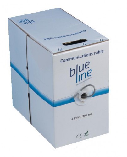 Blue Line Skrętka CAT5e UTP Blue Line CU, 305m INDOOR CAT5ECUFUTPBL305I