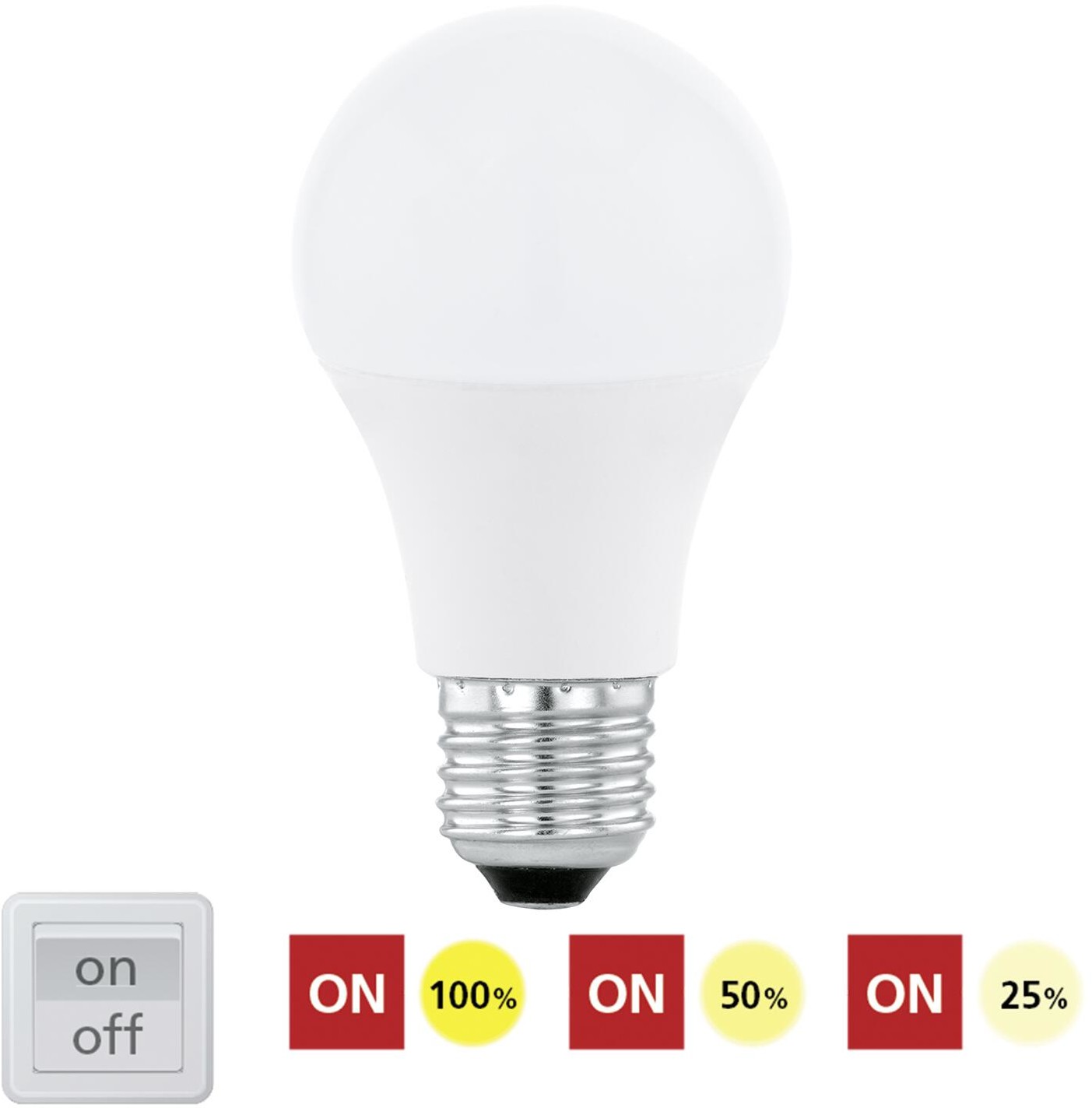 Eglo Żarówka z wbudowanym ściemniaczem STEP DIMMING 10W E27 806lm 4000K 11562 EGL11562