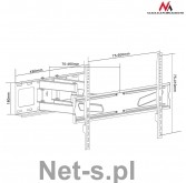 Maclean Uchwyt ścienny do telewizora MC-723 45kg