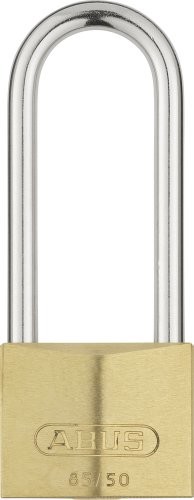 Abus ABUS 02516 Kłódka 80 MM długimi zausznikami z mosiądzu z Service 1672 równocześnie zamykający 02516