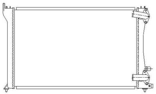 NRF Chłodnica, układ chłodzenia silnika NRF 58251 58251