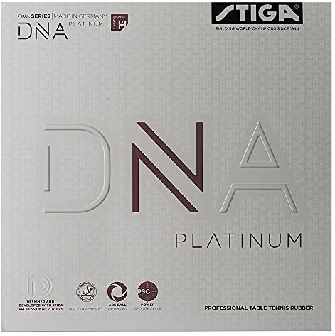 Stiga Uniseks Adult DNA Platinum XH okładzina tenisowa stołowego, czarna, 2,3 1712-0701-23