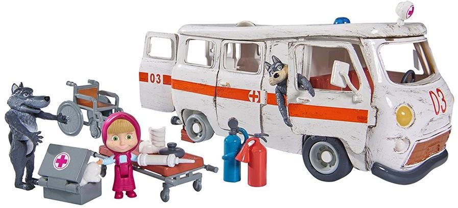 Simba Toys MASZA ZESTAW AMBULANS 109309863