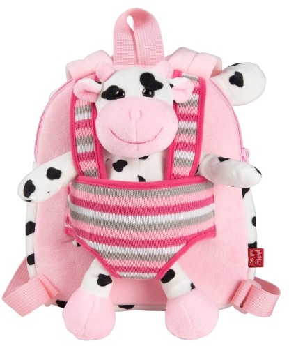 Perletti Toys Plecak dziecięcy z misiem 2 w 1 Perletti Toys Connie Cow PER13030