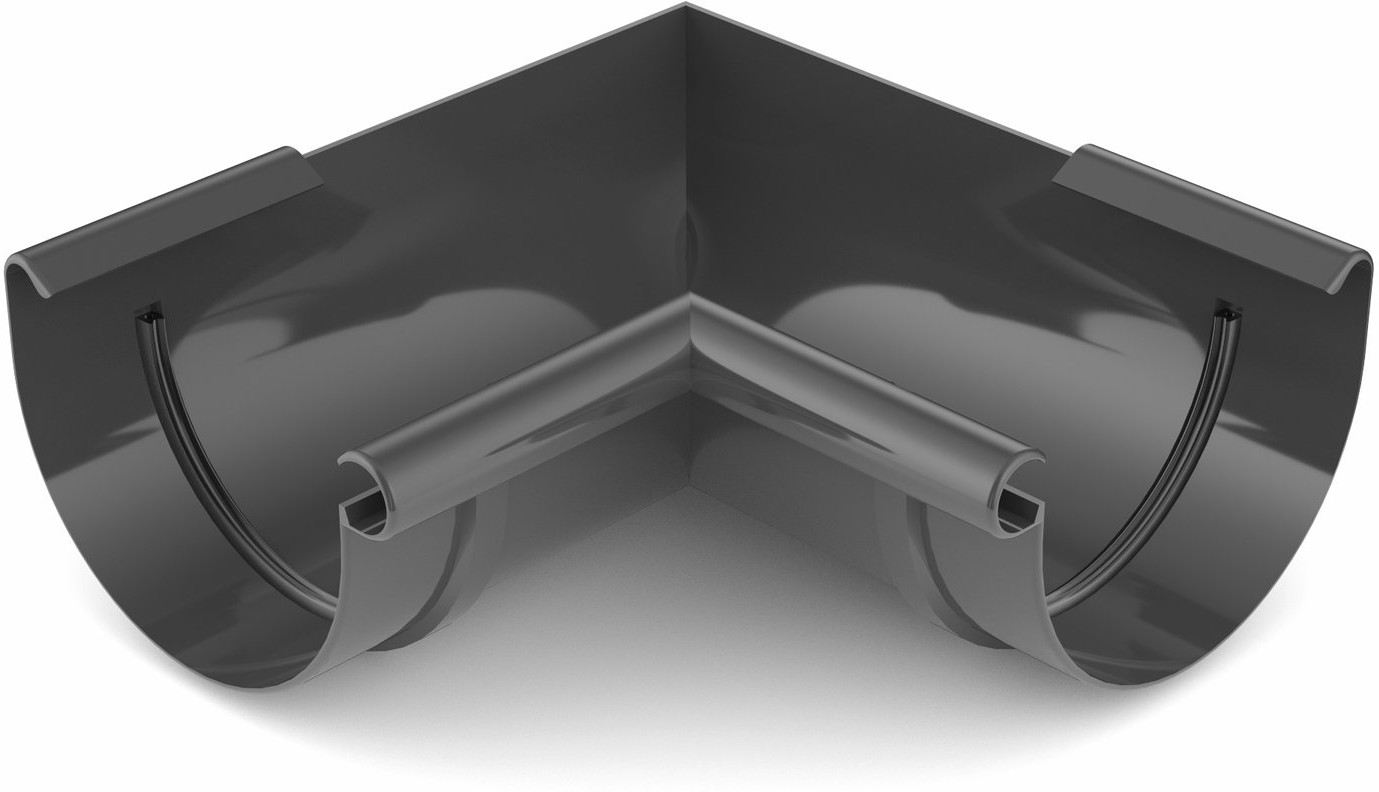 Cellfast Narożnik wew. 125 mm PVC grafit