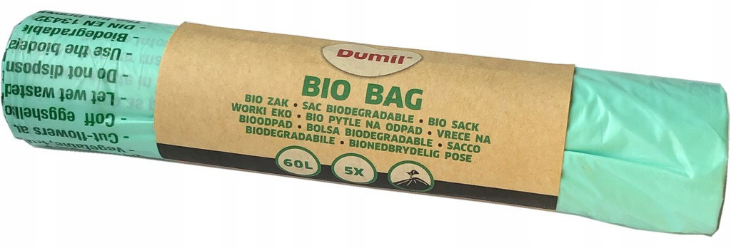 Dumil Worki Na Śmieci Odpady Bio Kompost 60L 5 Szt
