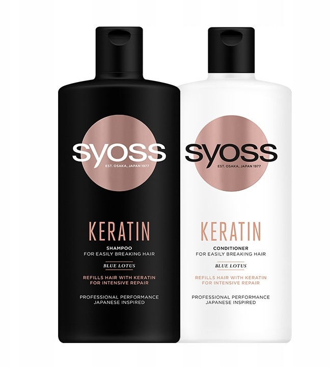 Syoss Keratin Szampon Odżywka do włosów Łamliwych