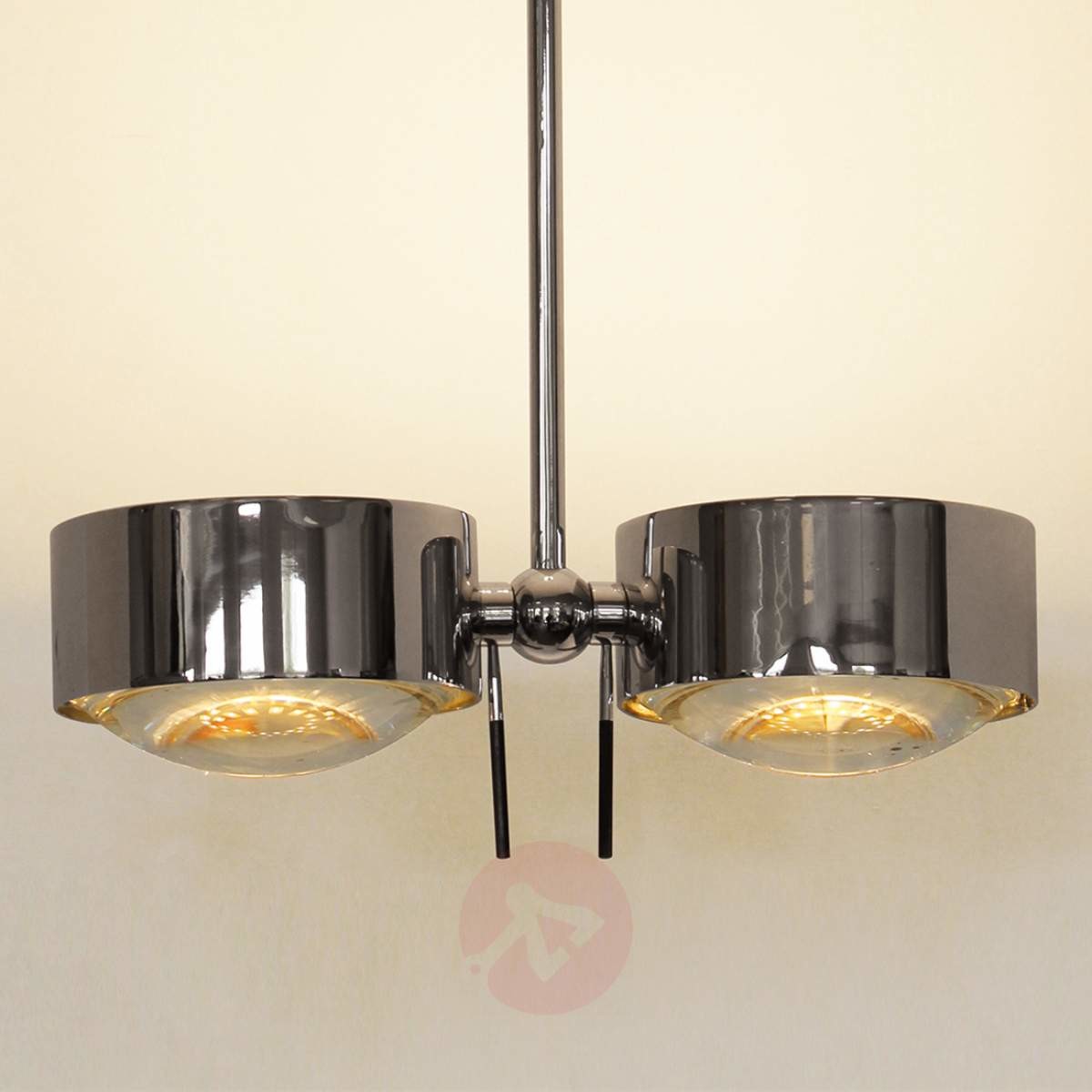 2-pkt. lampa sufitowa PUK SIDES, chrom, 30 cm