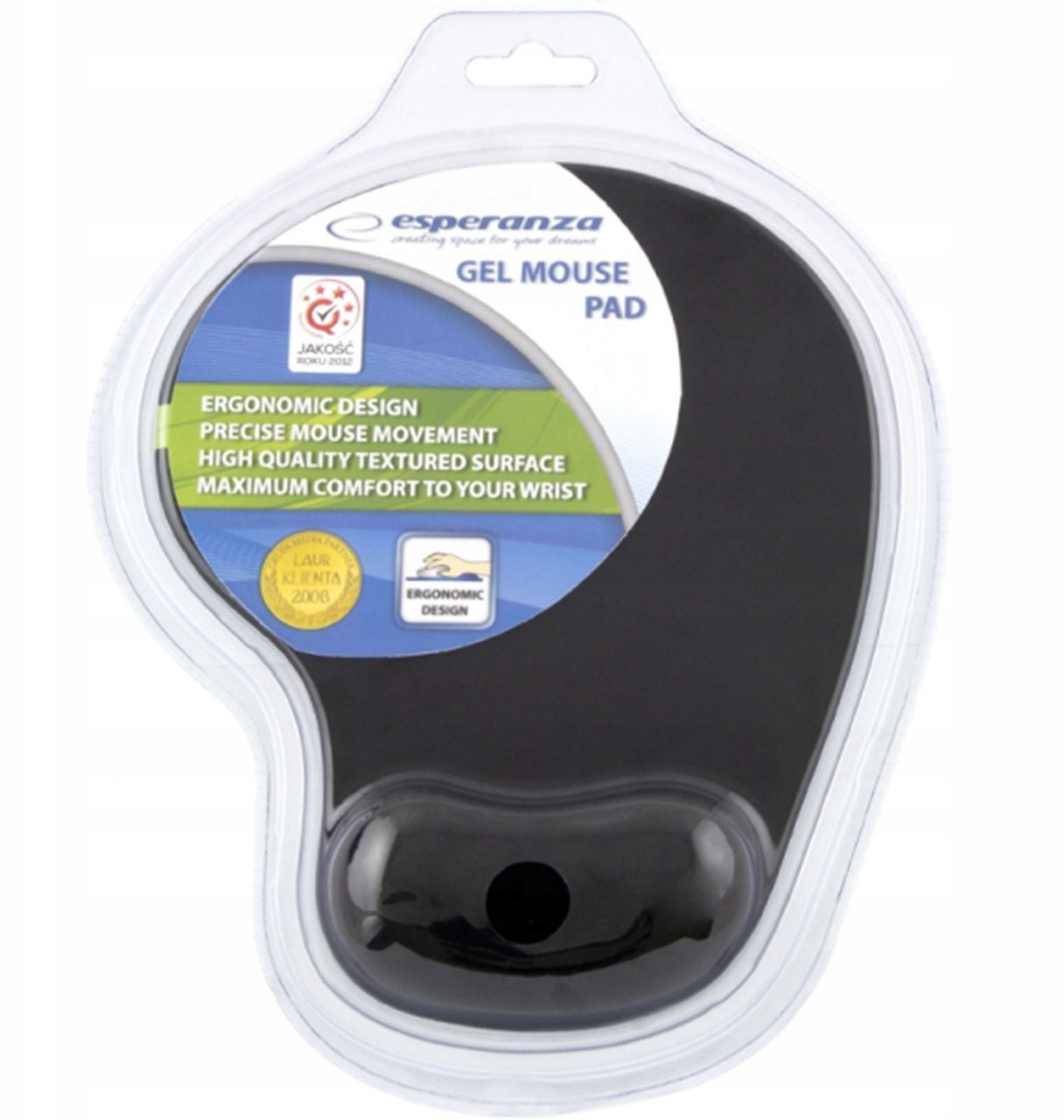 Żelowa Podkładka Pod Mysz Nadgarstek Ergonomiczna