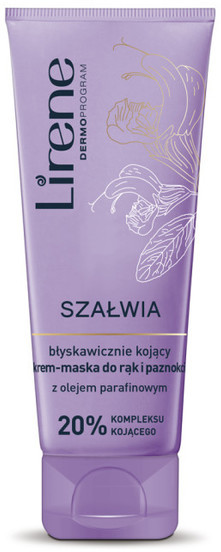 Lirene Lirene szałwia Błyskawicznie kojący krem-maska do rąk i paznokci 75ml