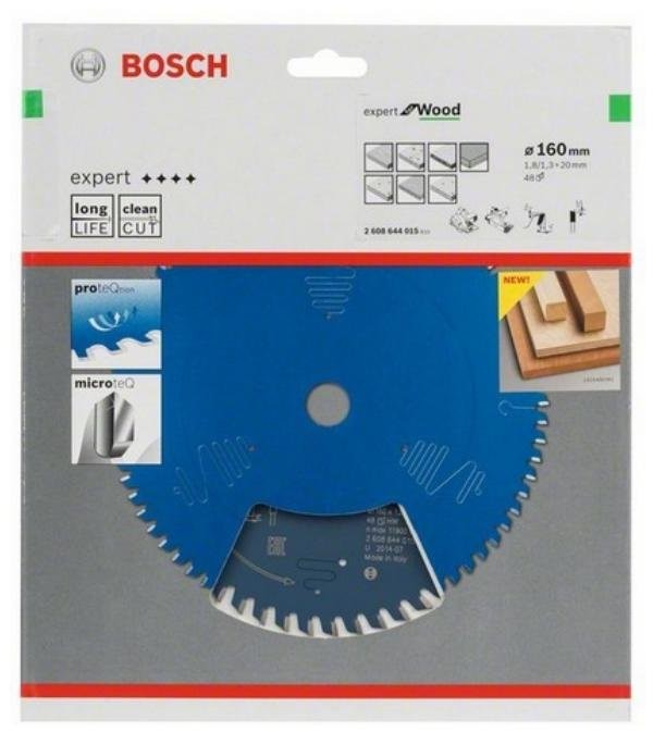 Bosch Piła tarczowa wood expert, 160 mm, 48 zębów