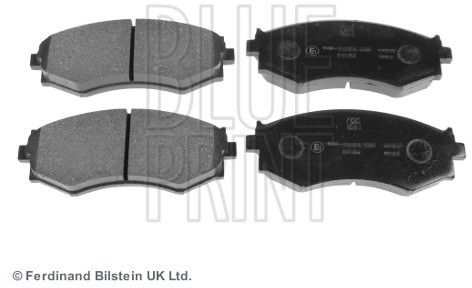 BLUE PRINT Zestaw klocków hamulcowych, hamulce tarczowe ADN142110