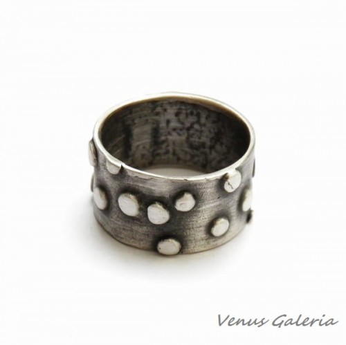 Skagen Obrączka srebrna - Dots 2499
