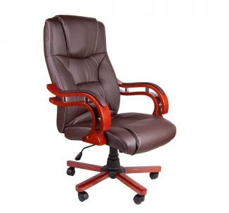 GIOSEDIO Fotel biurowy Giosedio BSL003M brązowy z masażem BSL003M