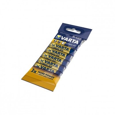 Varta Baterie alkaliczne R3 AAA 8szt longlife BAVA 4103 8PACK (04103101328)