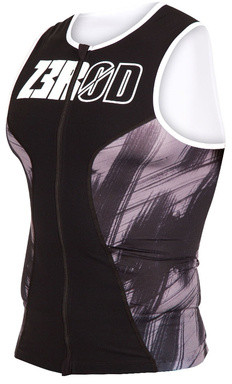 Zerod Koszulka triathlonowa męska RACER SINGLET black vivacity