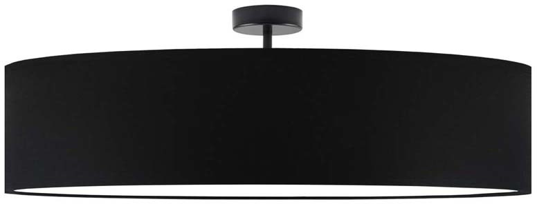LYSNE Nowoczesna plafoniera GRENADA  fi - 80 cm - kolor czarny 14578/29 - Czarny