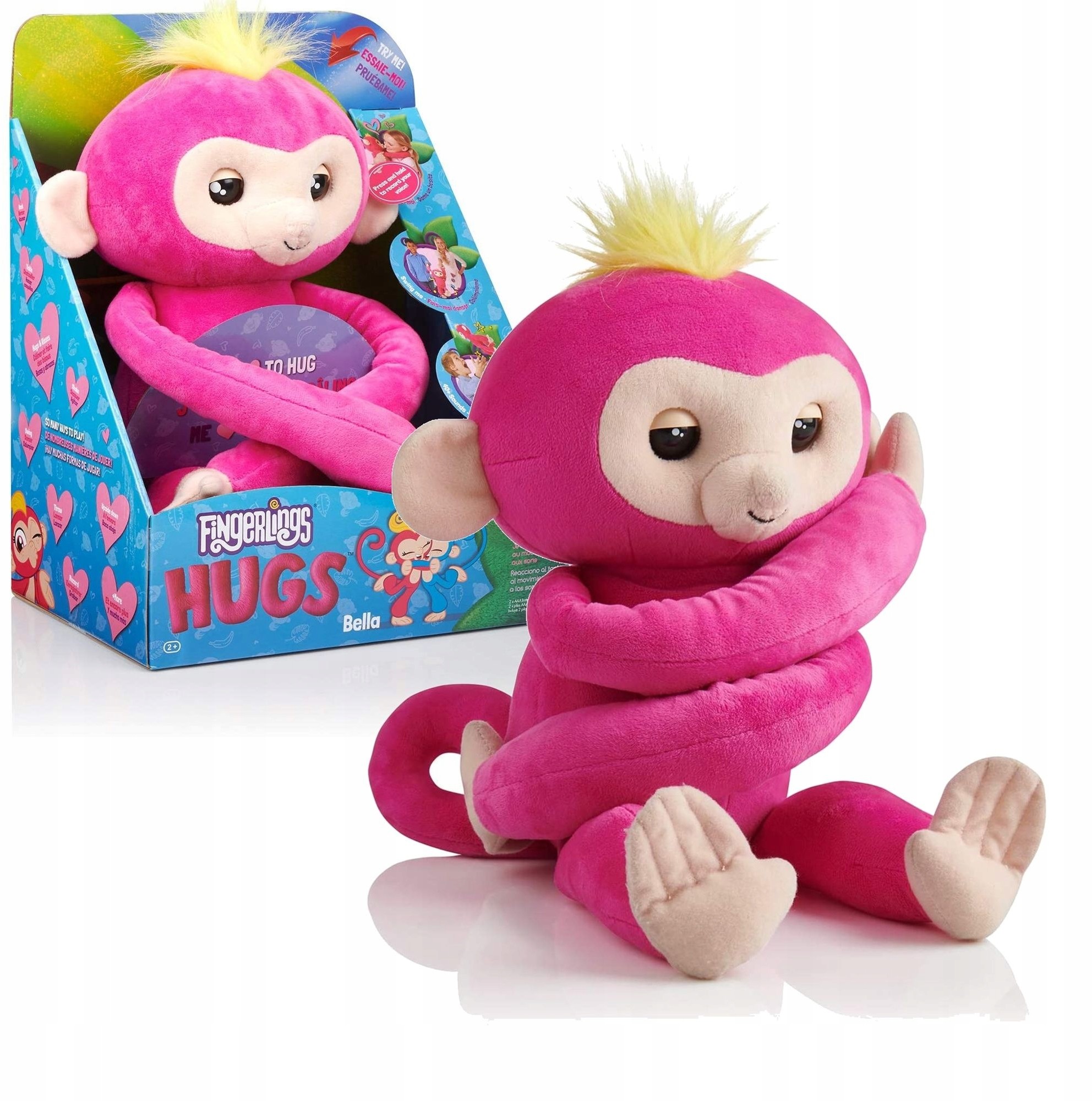 Interaktywna Małpka Bella Fingerlings Hugs
