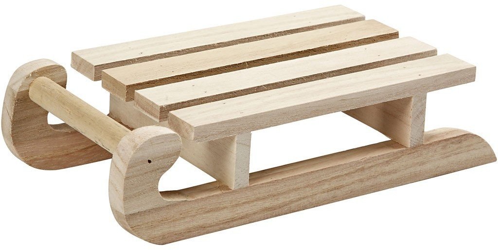 Creativ Company A S Sanki z drewna do pomalowania