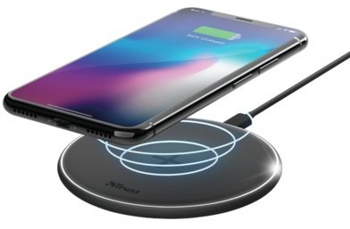 Trust Ładowarka indukcyjna Qylo Fast Wireless Charging Pad 7.5/10W Czarny