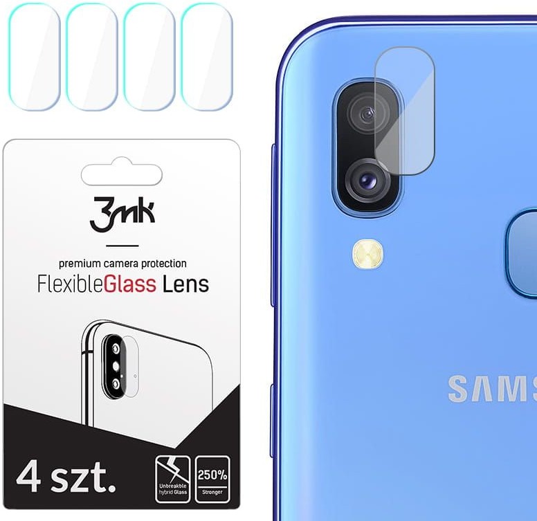 3MK Szkło Hybrydowe Fg Camera Lens Samsung A40
