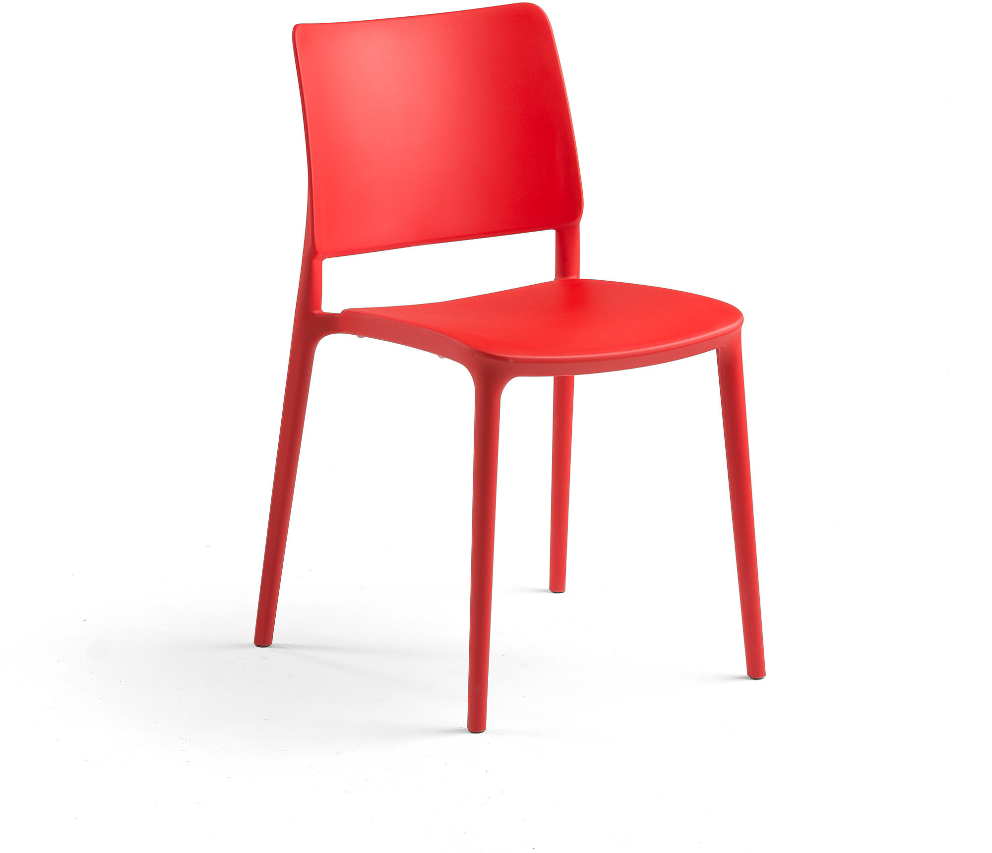 AJ Krzesło do stołówki Rio czerwone 128152