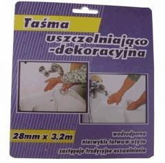 UNIMET TAŚMA WYKOŃCZENIOWA 28MM BIAŁA SIL TAS 28 [6694002]