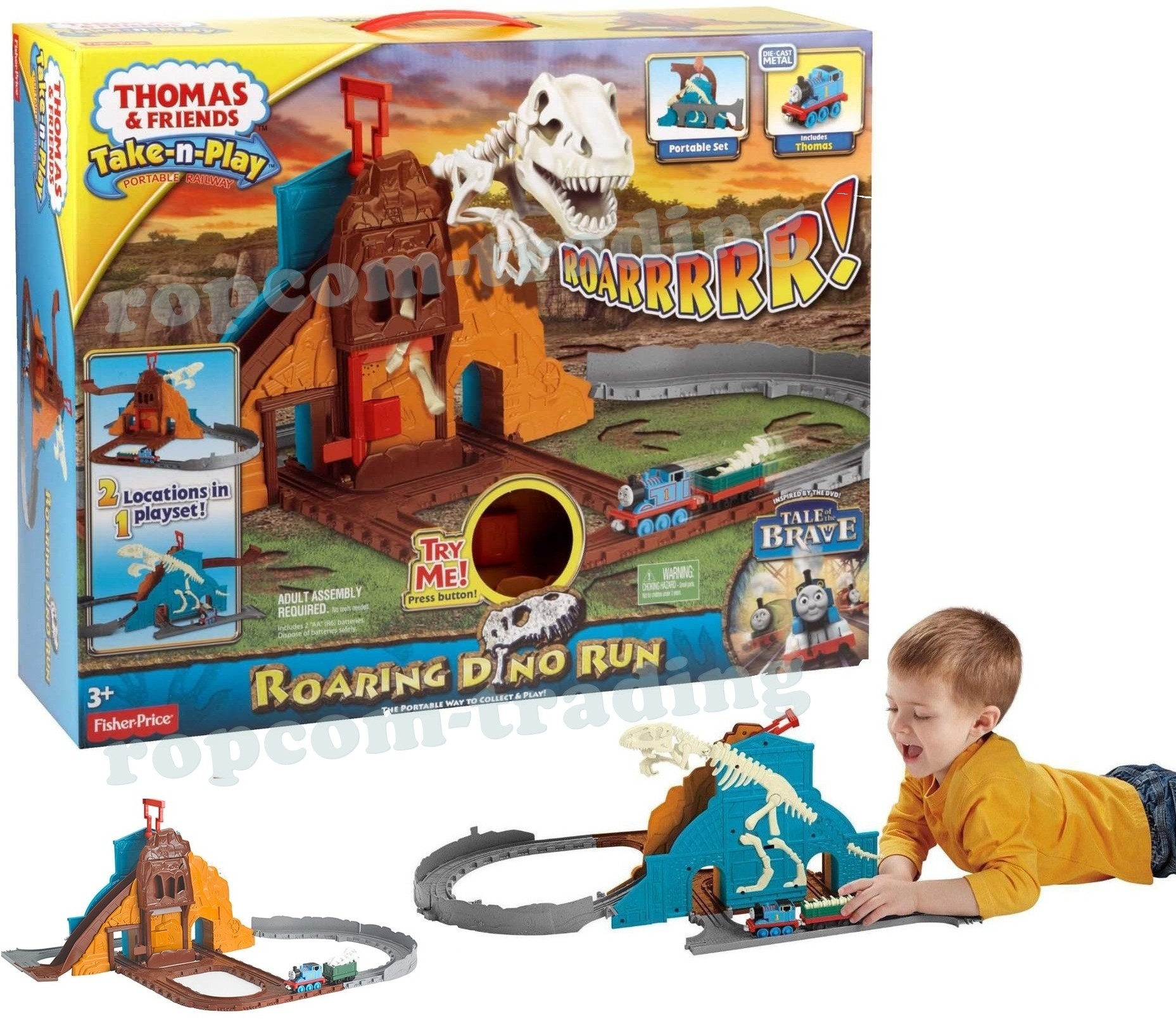 Tomek Take-n-Play Dinozaur Kolejka Tory Dźwięk