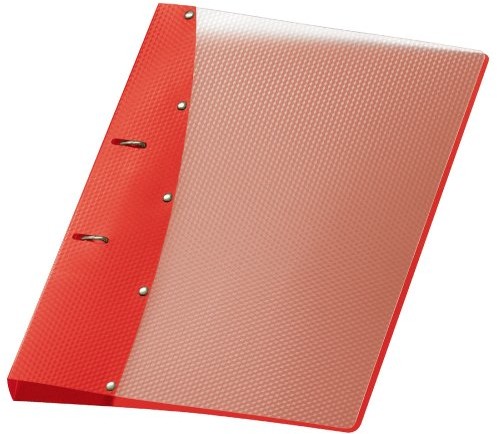 VELOFLEX Veloflex 1141420 ring mechanizm Diamond DIN A4, 2-okrągły pierścionek segregatorów, 20 MM, wykonane z tworzywa sztucznego PP, czerwony 1141420