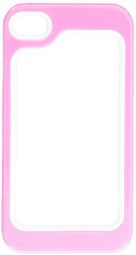 Solid MyBat MyBat iPhone 4s/4 MyBumper Phone Protector Cover - Retail Packaging - White Pink 885126176224