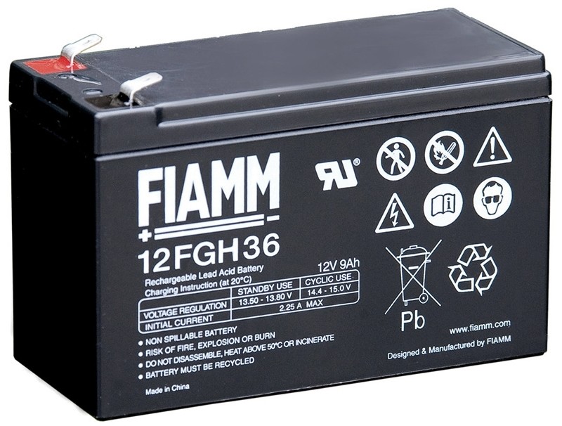Fiamm Fiamm 12FGH36 - Akumulator ołowiowy 12V/9Ah/faston 6,3mm