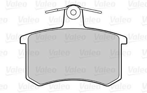 VALEO Klocki hamulcowe - komplet 301125