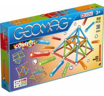 GeoMag Confetti 88 elementów