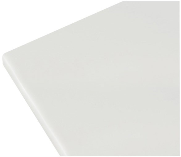 Biuro Styl Blat laminowany 60 x 3 8 x 305 cm biały połysk